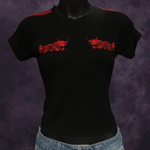O-Mighty Dragon Crop Top - Picture 1 of 6